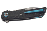 Couteau pliant MKM Clap By LionSteel MK.LS01C manche en fibre de carbone 11cm + étui