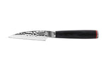 Couteau d'office Kotai lame martelée 10cm manche pakkawood avec fourreau