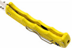 Couteau pliant Spyderco Assist C79PSYL semi-denté manche en nylon/fibre de verre jaune 12,4cm