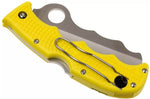 Couteau pliant Spyderco Assist C79PSYL semi-denté manche en nylon/fibre de verre jaune 12,4cm