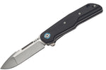Couteau pliant MKM Clap By LionSteel MK.LS01GBK manche en G10 noir 11cm + étui