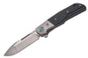Couteau pliant MKM Clap By LionSteel MK.LS01GTBK manche en G10 noir/titanium 11cm + étui