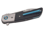 Couteau pliant MKM Clap By LionSteel MK.LS01GTBK manche en G10 noir/titanium 11cm + étui