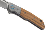 Couteau pliant MKM Clap By LionSteel MK.LS01OT manche Olivier/Titanium 11cm + étui