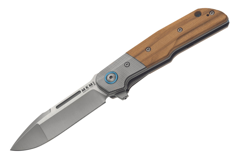 Couteau pliant MKM Clap By LionSteel MK.LS01OT manche Olivier/Titanium 11cm + étui