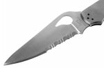 Couteau pliant Spyderco BYRD Cara Cara 2 à dents tout inox 12cm