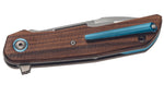 Couteau pliant MKM Clap By LionSteel MK.LS01S manche en bois de Santal 11cm + étui