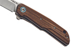 Couteau pliant MKM Clap By LionSteel MK.LS01S manche en bois de Santal 11cm + étui