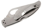 Couteau pliant Spyderco BYRD Meadowlark 2 à dents tout inox 10cm