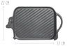 Grill viande Beef Grill en fonte - 37x22cm