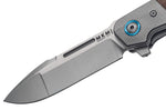 Couteau pliant MKM Clap By LionSteel MK.LS01ST manche en bois de Santal + mitre titanium 11cm + étui