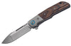Couteau pliant MKM Clap By LionSteel MK.LS01ST manche en bois de Santal + mitre titanium 11cm + étui
