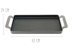 Plancha grill en fonte - 42x24cm