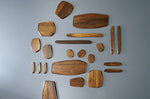 Planche à découper artisanale haut de gamme Noyer asymétrique