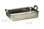 Plat à rôtir Matfer en acier inoxydable - 40 cm