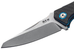 Couteau pliant MKM Raut By Viper MK.VP01CB manche en titanium/fibre de carbone noir 12cm + étui