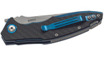 Couteau pliant MKM Raut By Viper MK.VP01CF manche en titanium 12cm front flipper + étui