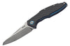 Couteau pliant MKM Raut By Viper MK.VP01CF manche en titanium 12cm front flipper + étui