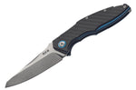 Couteau pliant MKM Raut By Viper MK.VP01CF manche en titanium 12cm front flipper + étui