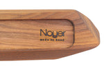 Barre magnétique artisanale haut de gamme Noyer 60cm pour 8 couteaux