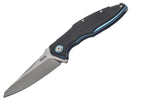 Couteau pliant MKM Raut By Viper MK.VP01GBBK manche en titanium/G10 noir 12cm + étui