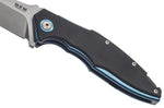 Couteau pliant MKM Raut By Viper MK.VP01GBBK manche en titanium/G10 noir 12cm + étui