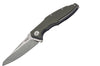 Couteau pliant MKM Raut By Viper MK.VP01GBGR manche en titanium/G10 vert 12cm + étui