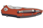 Couteau pliant MKM Raut By Viper MK.VP01GBOR manche titanium et G10 orange 12cm + étui