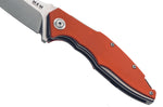 Couteau pliant MKM Raut By Viper MK.VP01GBOR manche titanium et G10 orange 12cm + étui