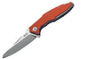 Couteau pliant MKM Raut By Viper MK.VP01GBOR manche titanium et G10 orange 12cm + étui