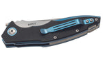 Couteau pliant MKM Raut By Viper MK.VP01GFBK manche en titanium/G10 noir 12cm front flipper + étui