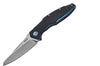 Couteau pliant MKM Raut By Viper MK.VP01GFBK manche en titanium/G10 noir 12cm front flipper + étui