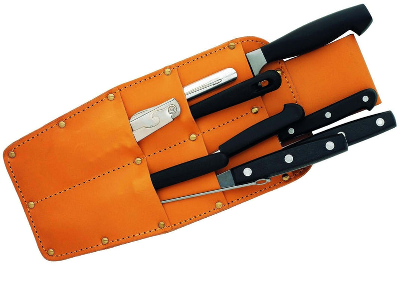 Carquois en cuir Au Nain 10 couteaux et accessoires