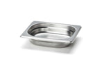 Petit bac gastronorme en inox pour planche à découper Continenta - 17,5x16x4cm