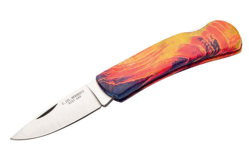 Couteau pliant Herbertz 534309 manche bois de racine 8,5cm
