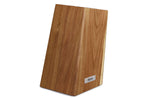 Bloc de couteaux incliné vide Beka Nomad en bois d'acacia