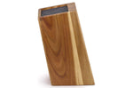 Bloc de couteaux incliné vide Beka Nomad en bois d'acacia