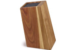 Bloc de couteaux incliné vide Beka Nomad en bois d'acacia