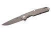 Couteau pliant Herbertz 308812 manche en titane gris 12cm