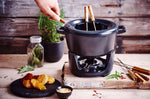 Service à fondue Beka Nori en fonte émaillée pour 8 personnes - Coloris noir