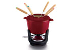 Service à fondue Beka Arome en fonte émaillée pour 6 personnes - Coloris rouge