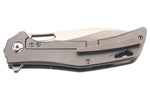 Couteau pliant Herbertz 593512 manche robuste en titanium gris 11,8cm
