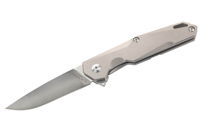 Couteau pliant Herbertz 533110 manche ergonomique et esthétique en titane 10,2cm