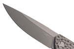 Couteau pliant Herbertz 593013 manche en titane texturé TC4 gris 12,5cm