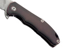Couteau pliant Herbertz 533010 manche ergonomique en titane grenaillé 10cm
