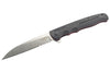 Couteau pliant Herbertz 591217 manche en acier inox/G10 rouge et noir 16,5cm