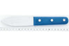 Couteau à coquilles St Jacques Au Nain lame large 11cm inox, manche bleu