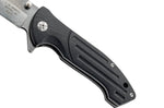 Couteau pliant Herbertz 583312 manche à rainures antidérapantes en G10 11,7cm + étui