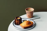 Tasse Revol Cappuccino Froissé 18cl en porcelaine Terre de Sienne