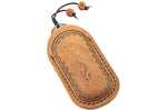 Couteau pliant Herbertz 591509 lame damassée et manche en bois de tagayasan 9cm + étui